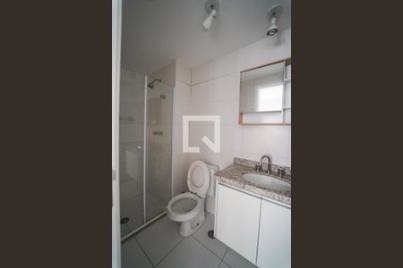 Banheiro de apartamento à venda com 1 quarto, 44m² em Várzea da Barra Funda, São Paulo