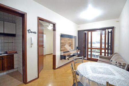 Sala de apartamento à venda com 1 quarto, 40m² em Cidade Baixa, Porto Alegre
