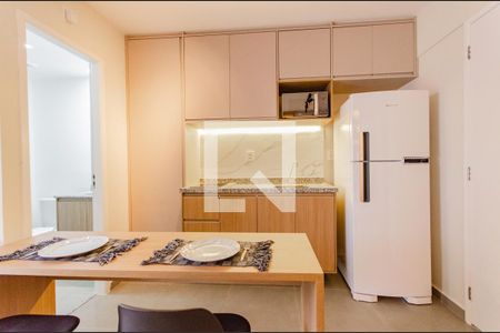 Cozinha de kitnet/studio para alugar com 1 quarto, 29m² em Vila Mariana, São Paulo