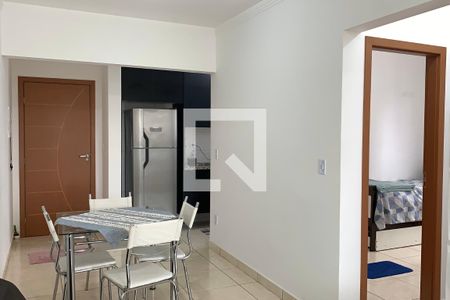 Sala de apartamento para alugar com 2 quartos, 53m² em Aviação, Praia Grande