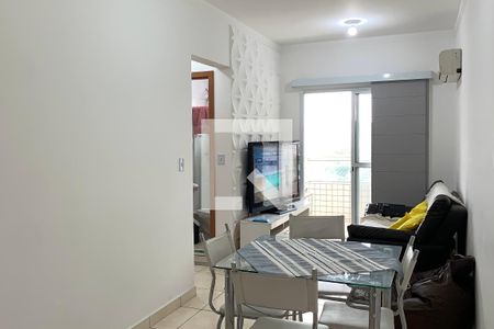 Sala de apartamento para alugar com 2 quartos, 53m² em Aviação, Praia Grande