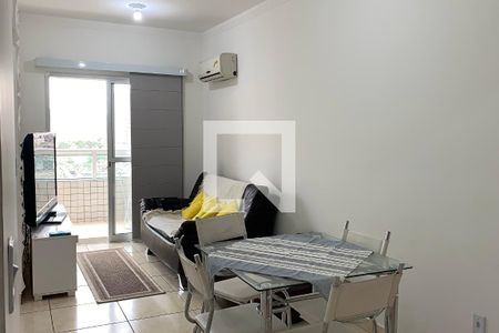 Sala de apartamento para alugar com 2 quartos, 53m² em Aviação, Praia Grande