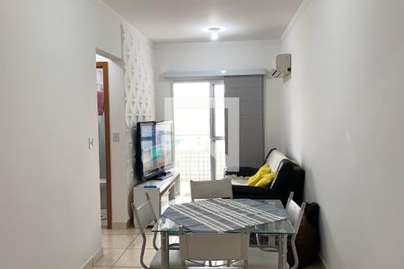 Sala de apartamento para alugar com 2 quartos, 53m² em Aviação, Praia Grande