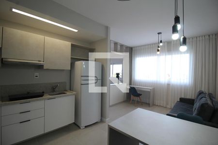 Sala/Cozinha de apartamento para alugar com 1 quarto, 38m² em Marechal Rondon, Canoas