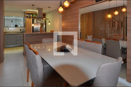 Sala de Jantar de casa de condomínio à venda com 3 quartos, 192m² em Vargem Grande, Rio de Janeiro