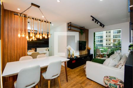 Sala de apartamento para alugar com 2 quartos, 58m² em Picaço, Guarulhos
