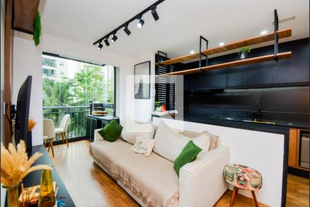 Sala de apartamento para alugar com 2 quartos, 58m² em Picaço, Guarulhos