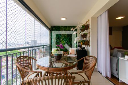 Varanda gourmet de apartamento à venda com 3 quartos, 120m² em Vila Prudente, São Paulo