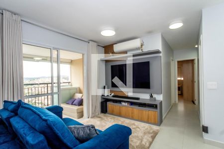 Sala de apartamento à venda com 3 quartos, 106m² em Jardim Flor da Montanha, Guarulhos