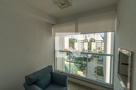 Varanda Sala de Estar/Jantar  de apartamento à venda com 2 quartos, 62m² em Mansões Santo Antônio, Campinas