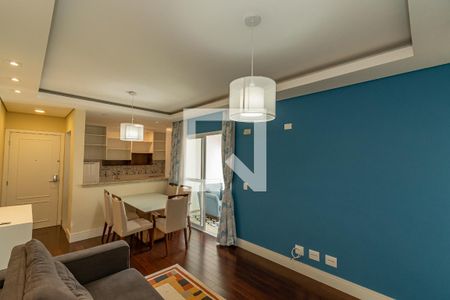 Sala de Estar/Jantar  de apartamento para alugar com 2 quartos, 62m² em Mansões Santo Antônio, Campinas