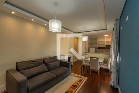 Sala de Estar/Jantar  de apartamento para alugar com 2 quartos, 62m² em Mansões Santo Antônio, Campinas