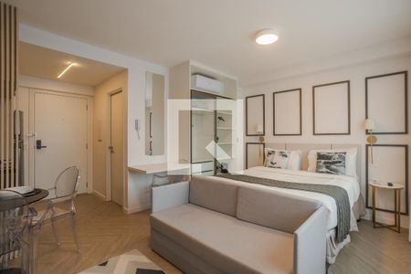 Quarto  de kitnet/studio à venda com 1 quarto, 27m² em Mont’serrat, Porto Alegre