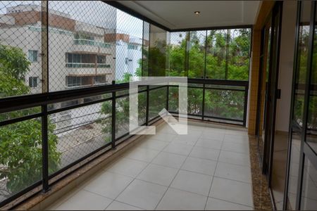 Varanda da Sala de apartamento à venda com 3 quartos, 118m² em Recreio dos Bandeirantes, Rio de Janeiro