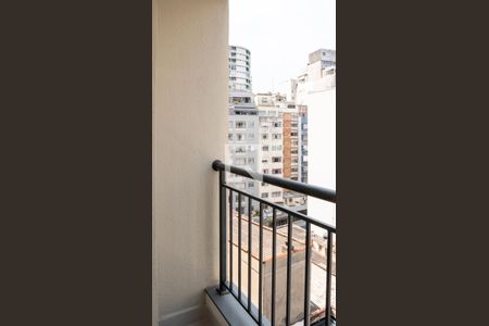 Varanda de apartamento para alugar com 1 quarto, 28m² em República, São Paulo