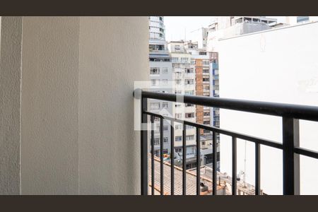 Varanda de apartamento para alugar com 1 quarto, 28m² em República, São Paulo