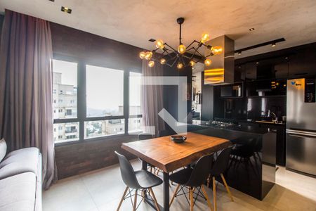 Sala de Jantar de apartamento à venda com 1 quarto, 76m² em Alphaville Conde Ii, Barueri