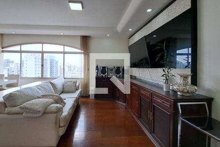 Sala de TV/Estar de apartamento à venda com 3 quartos, 135m² em Santo Antônio, São Caetano do Sul