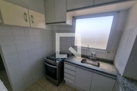 Cozinha de apartamento para alugar com 1 quarto, 57m² em Jardim Iraja, Ribeirão Preto