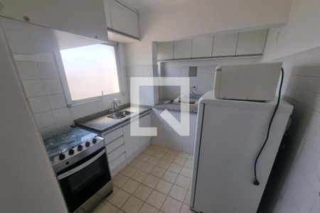 Cozinha de apartamento para alugar com 1 quarto, 57m² em Jardim Iraja, Ribeirão Preto