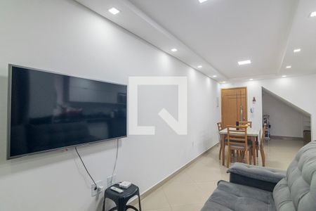 Sala de apartamento à venda com 2 quartos, 100m² em Vila Metalúrgica, Santo André