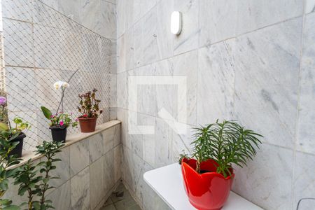 Varanda da Sala de apartamento à venda com 3 quartos, 120m² em Santo Antônio, Belo Horizonte