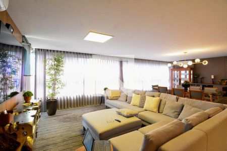 Sala de apartamento à venda com 3 quartos, 136m² em Luxemburgo, Belo Horizonte