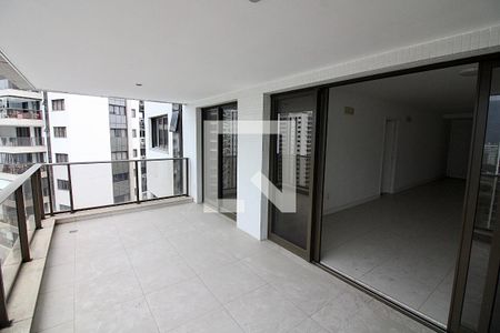 Varanda da Sala de apartamento para alugar com 5 quartos, 160m² em Barra da Tijuca, Rio de Janeiro