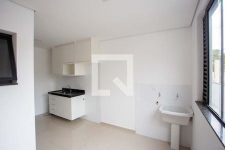 Sala/area de Serviço/Cozinha de apartamento à venda com 1 quarto, 36m² em Centro, Diadema