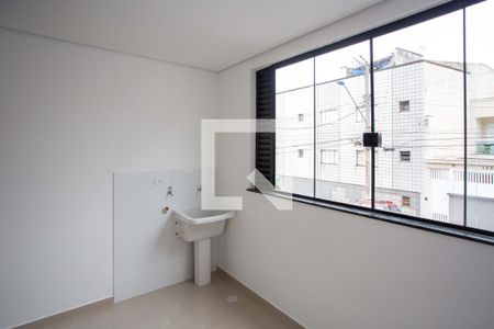 Sala/area de Serviço/Cozinha de apartamento à venda com 1 quarto, 36m² em Centro, Diadema