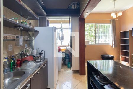 Cozinha e Área de Serviço de apartamento à venda com 1 quarto, 50m² em Cristal, Porto Alegre