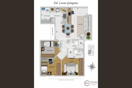 Apartamento à venda com 3 quartos, 94m² em Cidade Nova, Belo Horizonte