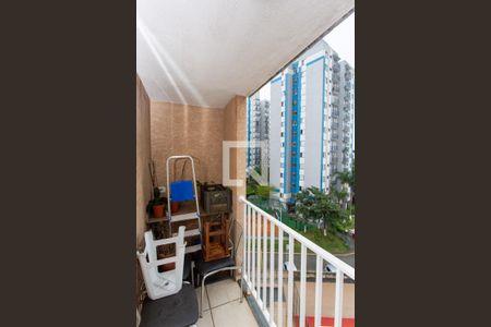 Varanda da Sala de apartamento para alugar com 3 quartos, 69m² em Taboão, Diadema