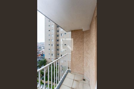 Varanda da Sala de apartamento para alugar com 3 quartos, 69m² em Taboão, Diadema