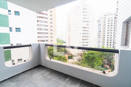 Sacada da Sala de apartamento à venda com 3 quartos, 126m² em Chácara Inglesa, São Paulo