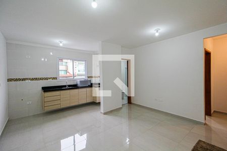 Sala/Cozinha de apartamento para alugar com 2 quartos, 53m² em Jardim Las Vegas, Santo André