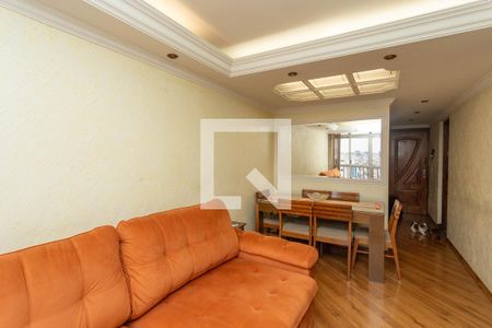 Sala  de apartamento à venda com 2 quartos, 56m² em Taboão, Diadema