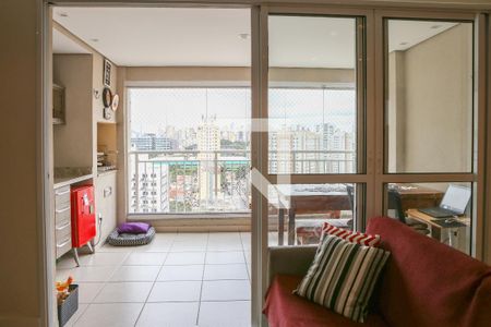 Vista da Sala de apartamento à venda com 3 quartos, 96m² em Várzea da Barra Funda, São Paulo