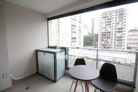 Varanda de apartamento para alugar com 1 quarto, 27m² em Cerqueira César, São Paulo