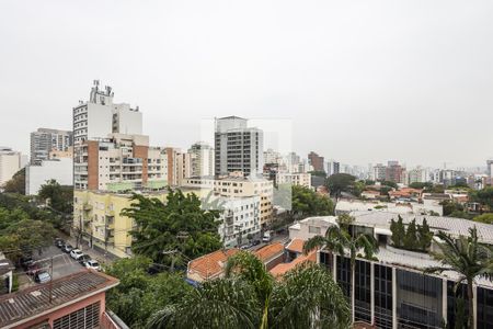 Varanda - Vista de apartamento à venda com 2 quartos, 56m² em Pinheiros, São Paulo