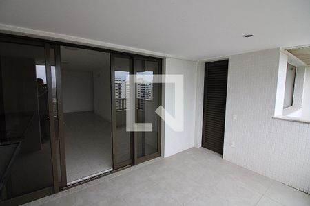 Varanda da Sala de apartamento para alugar com 3 quartos, 131m² em Barra da Tijuca, Rio de Janeiro