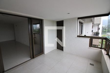 Varanda da Sala de apartamento à venda com 3 quartos, 131m² em Barra da Tijuca, Rio de Janeiro