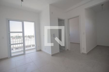 Sala  de apartamento para alugar com 1 quarto, 34m² em Chácara Mafalda, São Paulo