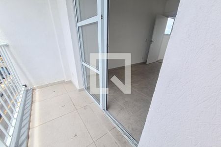 Varanda da Sala de apartamento para alugar com 1 quarto, 36m² em Chácara Mafalda, São Paulo