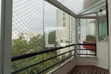 Varanda da Sala de apartamento à venda com 4 quartos, 260m² em Vila Andrade, São Paulo