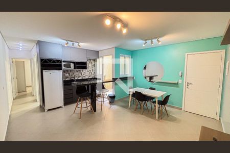 Sala - Sala de Jantar de apartamento para alugar com 2 quartos, 50m² em Vila Guiomar, Santo André