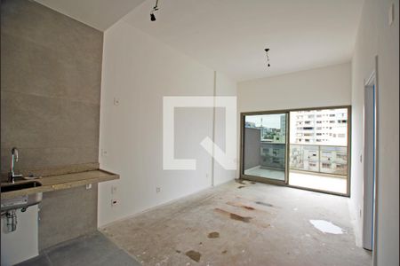 Sala/Cozinha de apartamento à venda com 1 quarto, 59m² em Praia de Belas, Porto Alegre