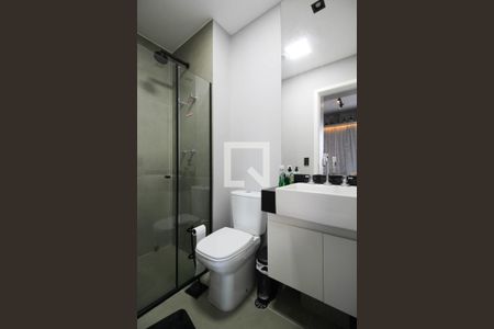 Banheiro de apartamento para alugar com 1 quarto, 44m² em Vila Olímpia, São Paulo