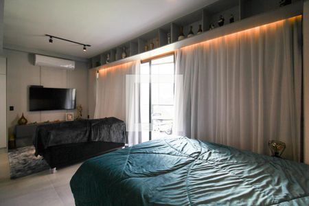 Sala/Suíte de apartamento para alugar com 1 quarto, 44m² em Vila Olímpia, São Paulo