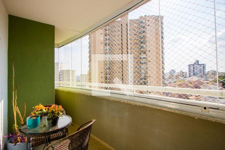 Varanda do quarto 1 de apartamento à venda com 3 quartos, 106m² em Vila Valparaíso, Santo André